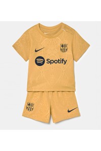 Barcelona Babytruitje Uit tenue Kind 2022-23 Korte Mouw (+ Korte broeken)